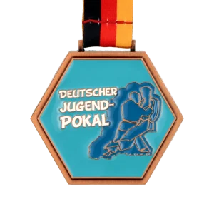 Custom made medal for Deutscher Jugend-Pokal