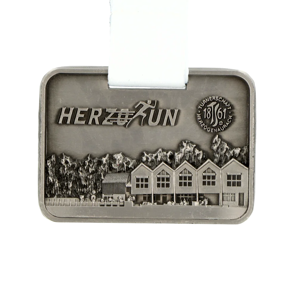 Herzo run medal