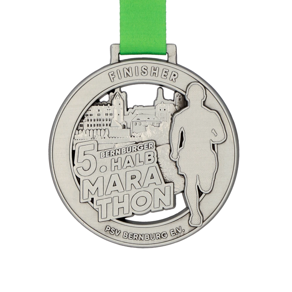 Bernburger Halb Marathon medal
