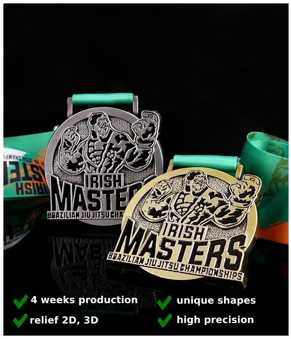 Bespoke medals main features