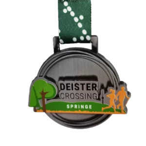 Custom made medal for Deister Crossing Springe