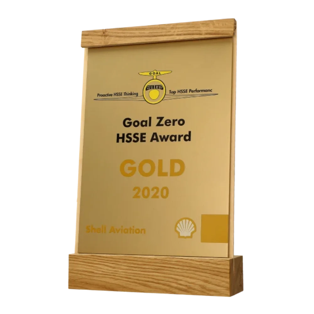 Goal Zero HSSE Award trophy