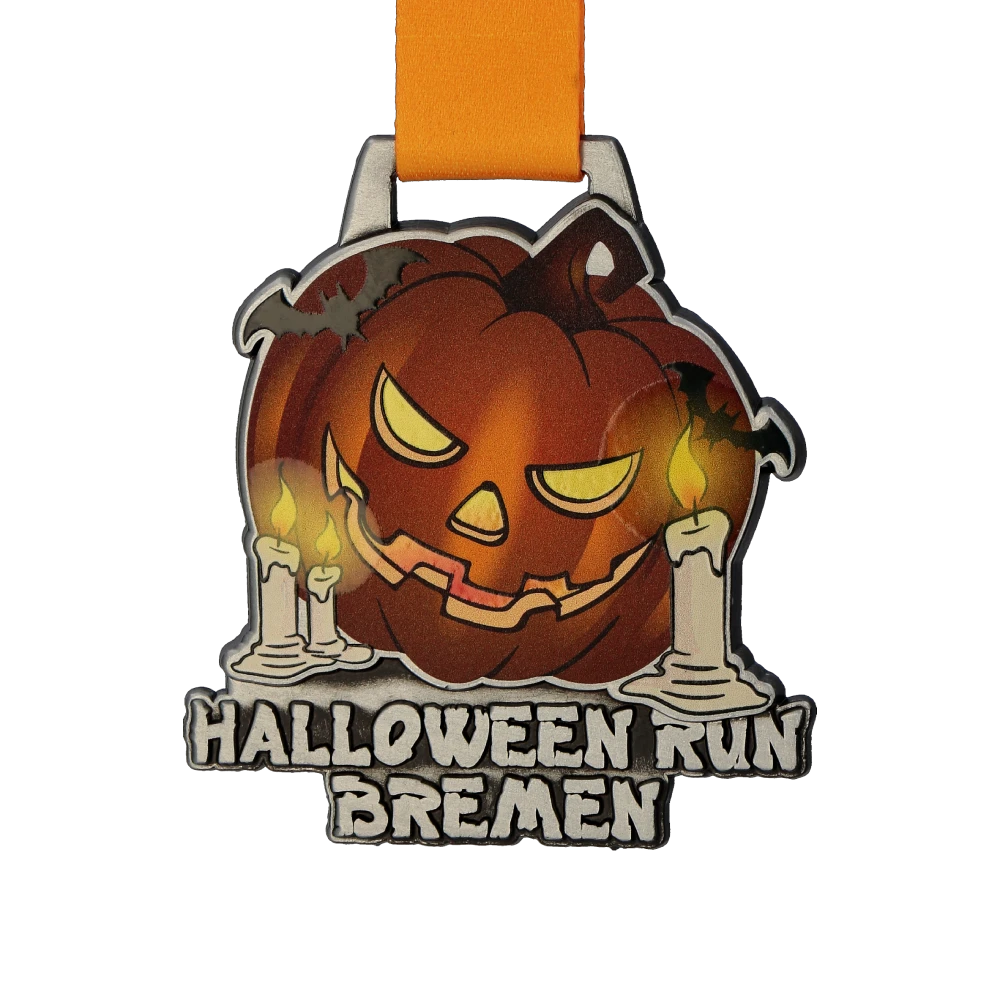 Halloween Lauf Bremen 2021 medal