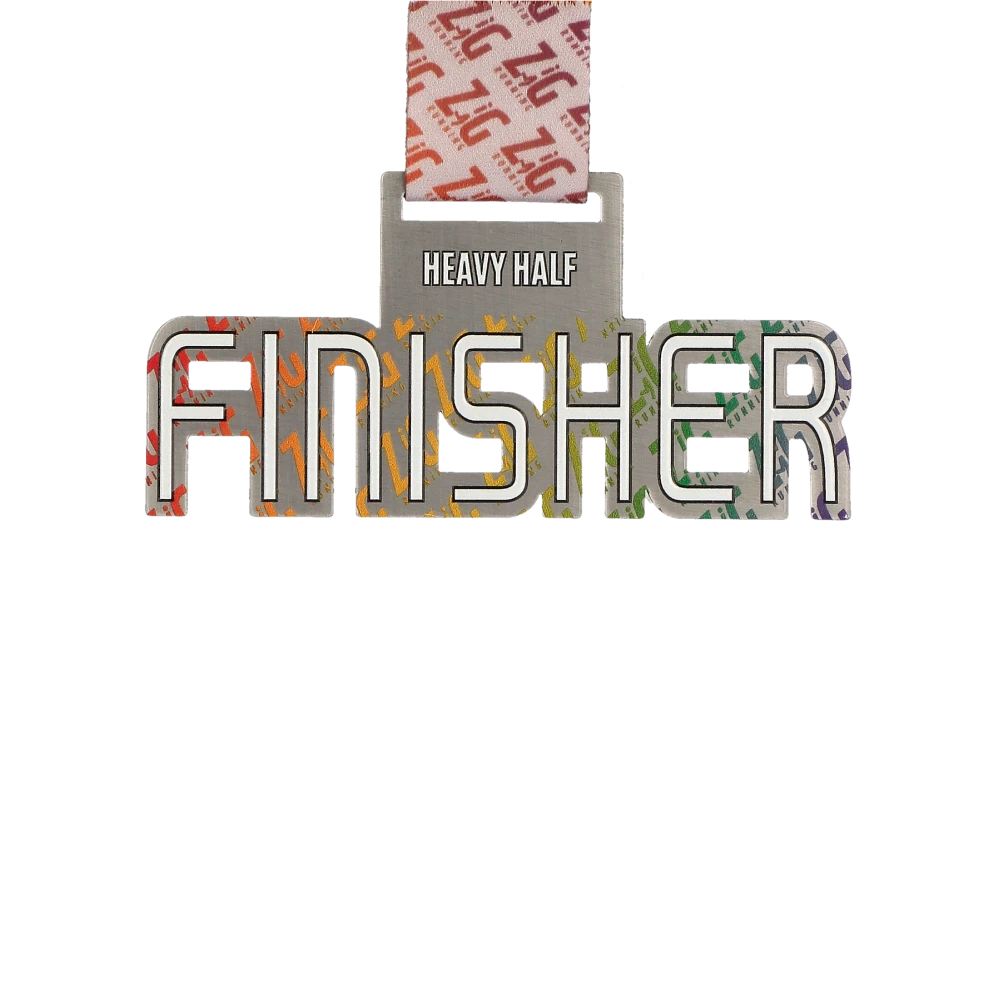 Heavy Half Finisher medal