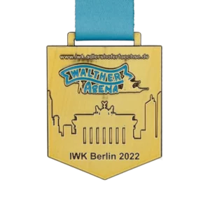 Custom made medal for IWK Berlin 2022