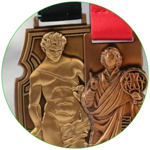 Bespoke medals with 3d relief