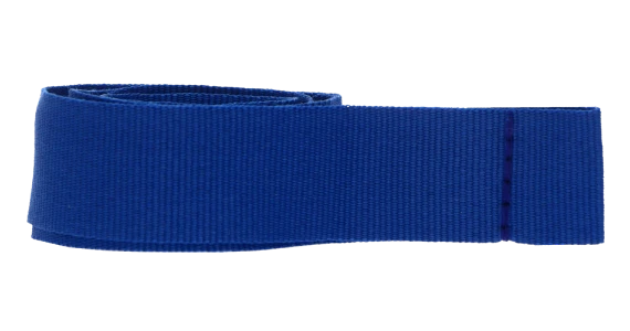 Ribbon for medal in blue colour