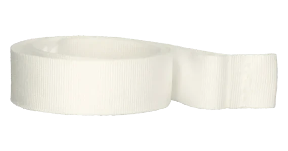 Ribbon for medal in white colour
