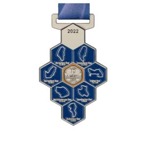 Run The Lake in 2022 medal