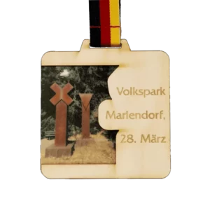 Custom made medal for Volkspark Mariendorf
