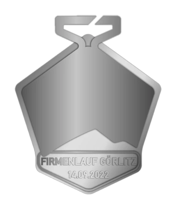 Printed cast medal - blank medal