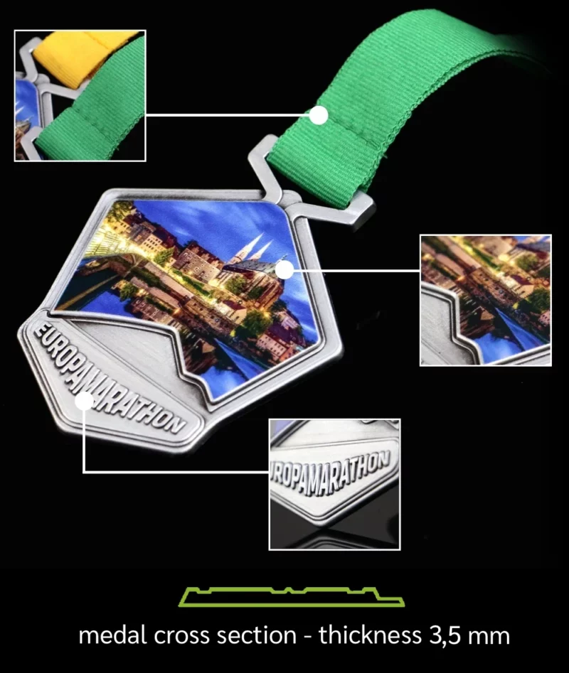 Sports medal most important features