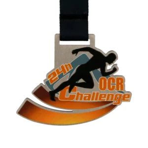 Custom made medal for 24h OCR Challenge
