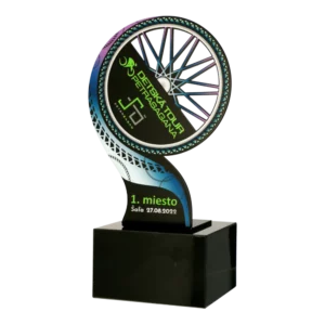 Custom made trophy for Detska Tour