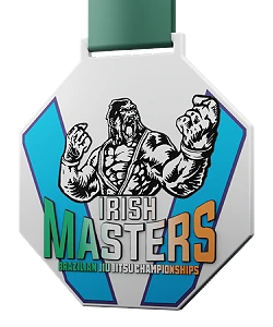 Printed steel medals Irish Masters