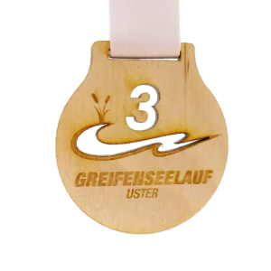 Custom made medal for Greifenseelauf