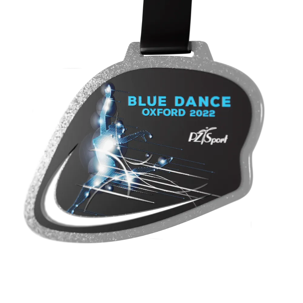 Blue dance Oxford 2022 medal