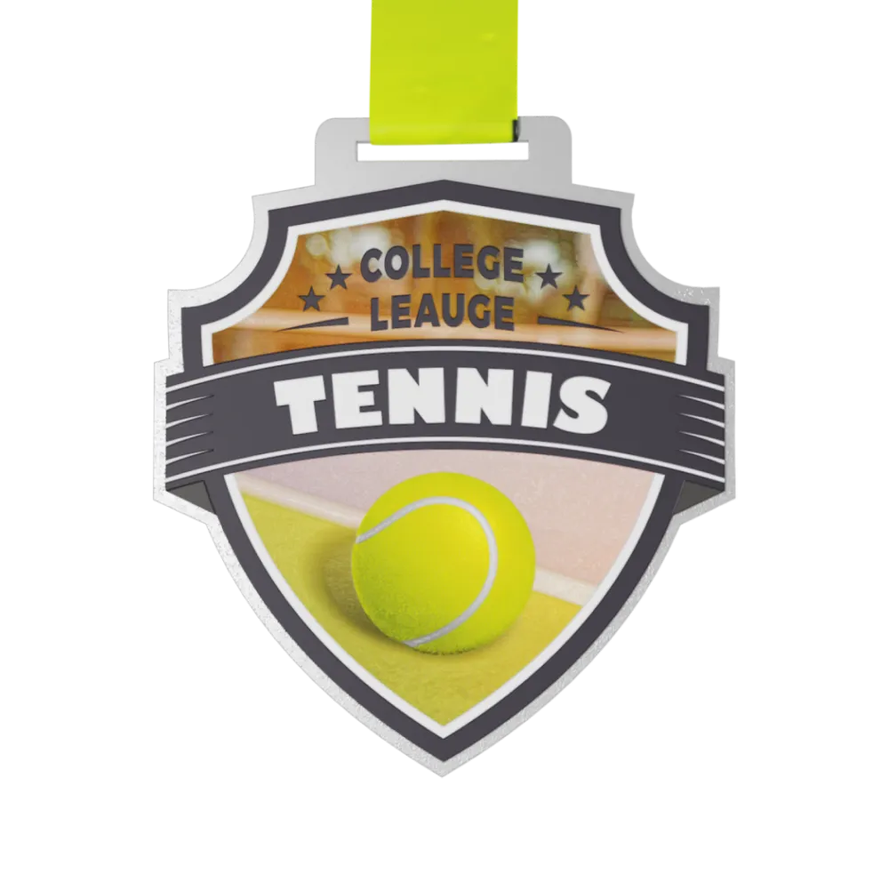 College tennis league medal