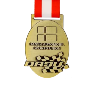 Custom made medal for Dansk Automobil Sports Union