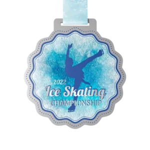 Custom made medal for UK Ice Skating Championships