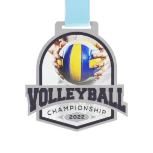 Custom made medal for Volleyball Championship