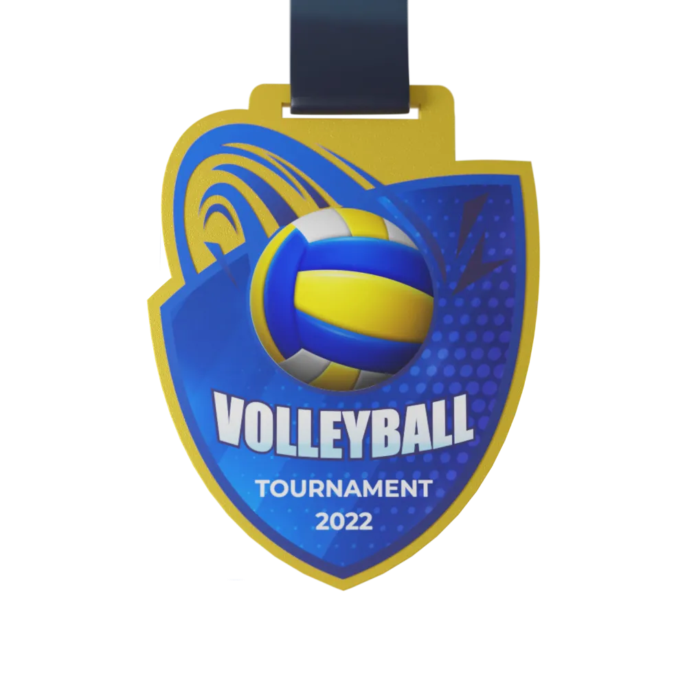 Volleyball tournament medal