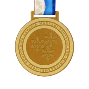Custom made medal for Makkabi Deutschland Winter Games 2023