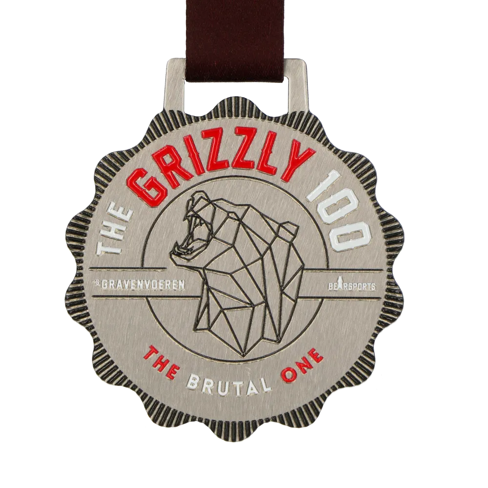 Grizzly 100 medal