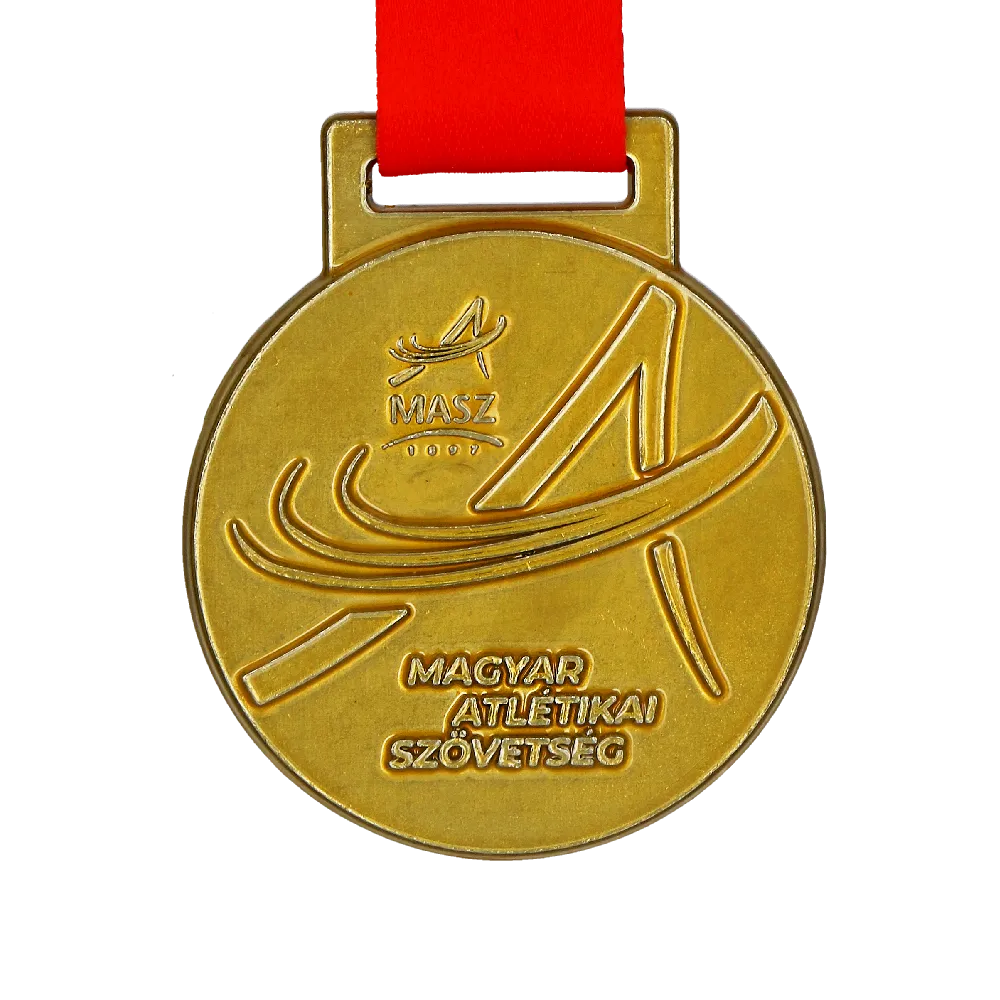 Gold, Round Medal for Athletics Competition