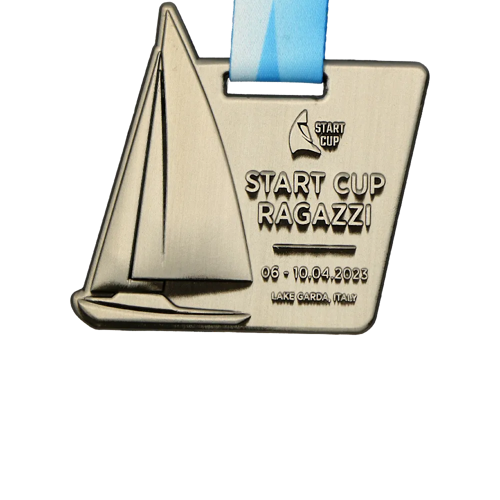 Silver Sailing-Themed Medal