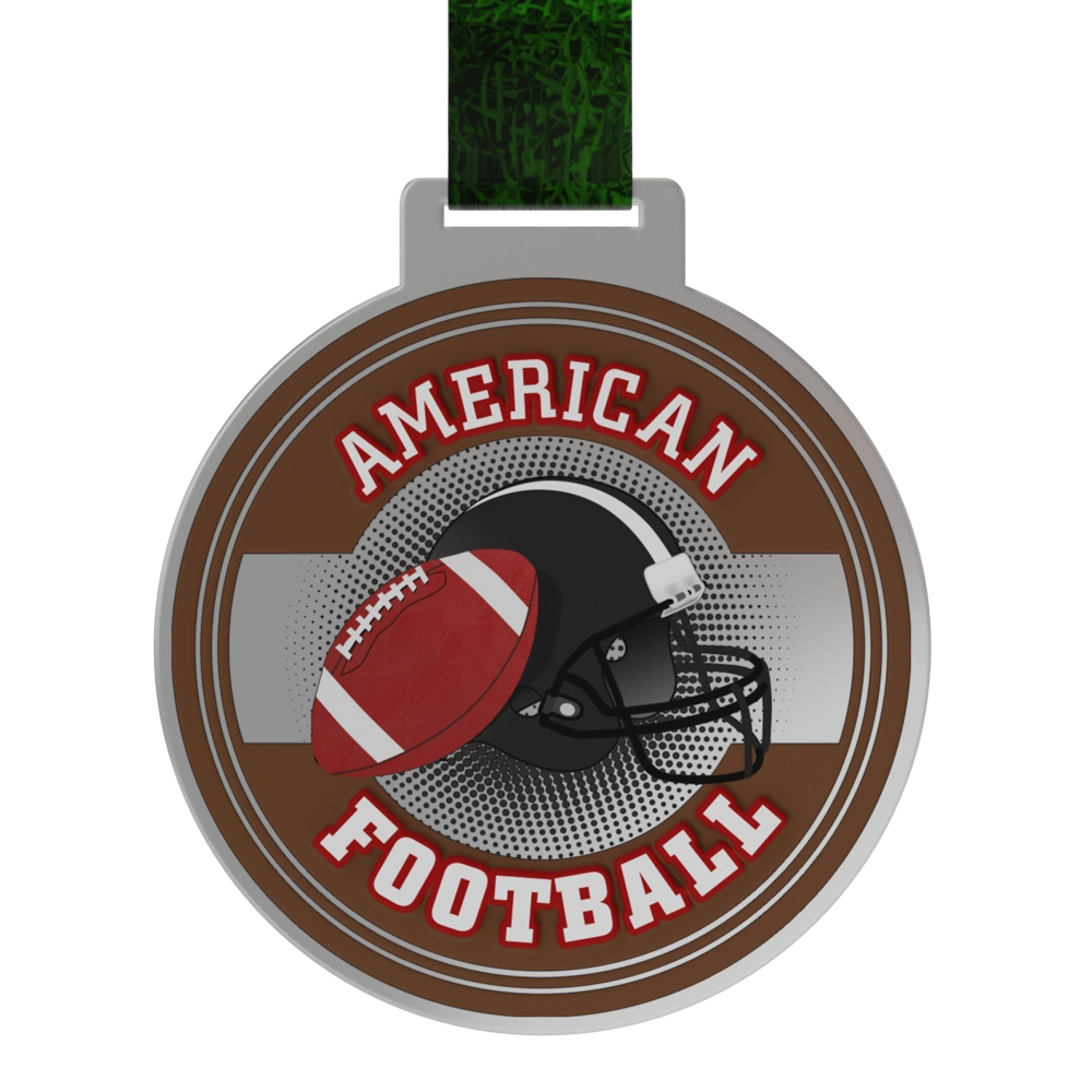 American Football Motif Medal