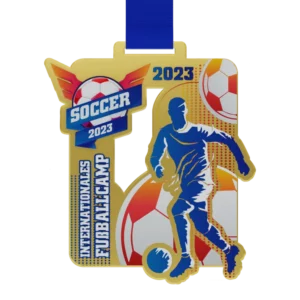 Custom made medal for International Football Camp