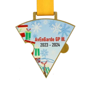 Custom made medal for Avengarde GP III