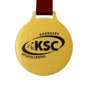 Custom made medal for Kokneses Sports Center