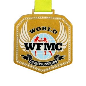 Custom made medal for WFMC World Championships 2023
