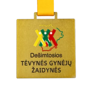 Custom made medal for Tenth Homeland Defenders Sports Games