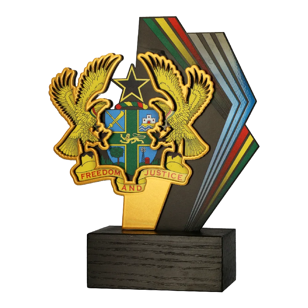 Trophy with the Coat of Arms of Ghana