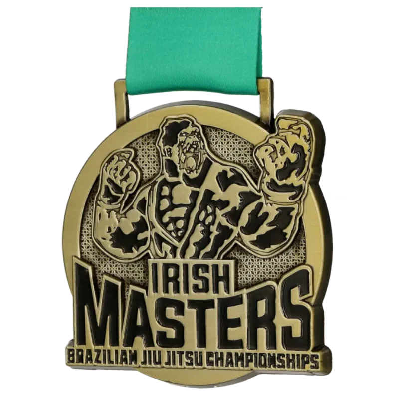 Medal for Jiu Jitsu competitors featuring a gorilla image
