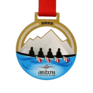 Custom made medal for Arrabona Evezős Klub