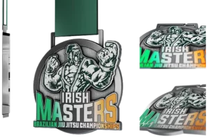 Printed Cast Medals Irish Masters