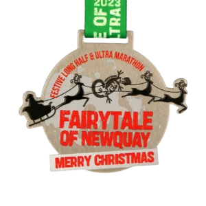 Custom made medal for Fairytale of Newquay