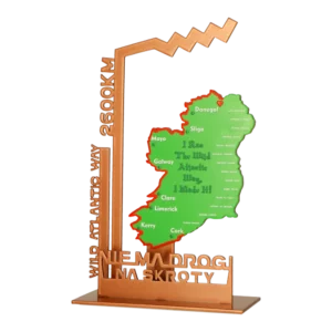 Custom made trophy for Wild Atlantic Way 2024