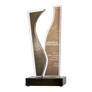 Custom made trophy for Concept 2 Challenge 2024