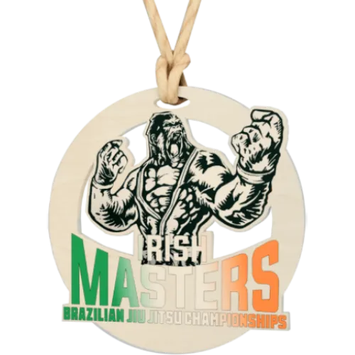 Esempio di medaglia eco/in legno